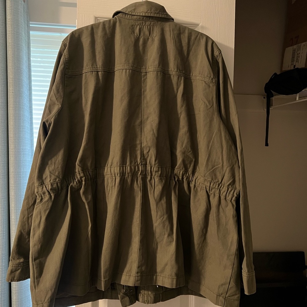 Canvas anorak jacket